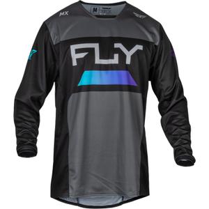 Φανέλα Motocross FLY Racing Kinetic Reload 2024 γκρι-μαύρο-μπλε προσφορά