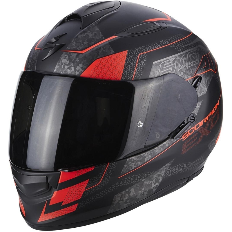 Integrální přilba na motorku Scorpion EXO-510 Air Galva černá matná-červená výprodej