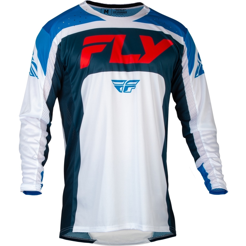 Φανέλα motocross FLY Racing Lite κόκκινη-λευκή-μπλε σε προσφορά