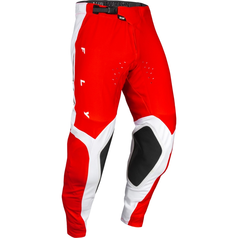 Παντελόνι motocross FLY Racing Evolution DST κόκκινο-λευκό σε