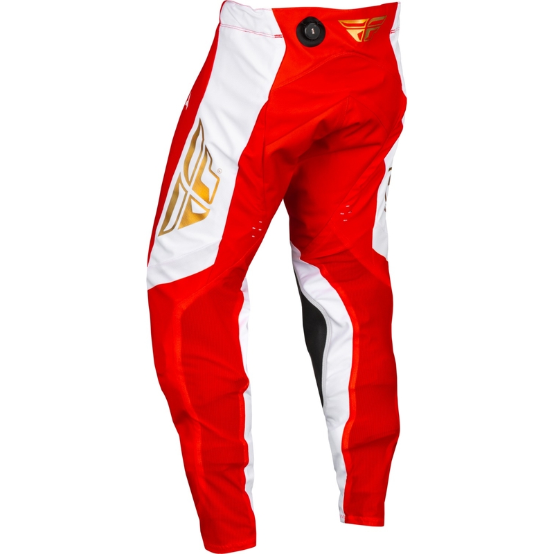 Παντελόνι motocross FLY Racing Evolution DST κόκκινο-λευκό σε