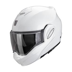 Αναδιπλούμενο κράνος Scorpion EXO-TECH EVO PRO SOLID μαργαριταρένιο λευκό