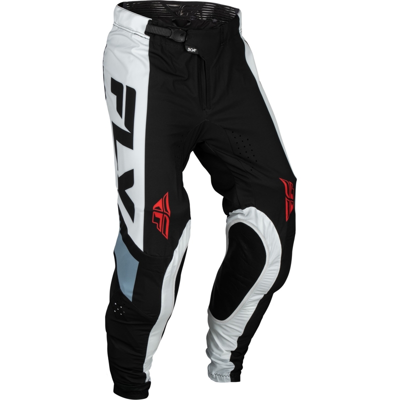 Παντελόνι motocross FLY Racing Lite μαύρο-λευκό-γκρι