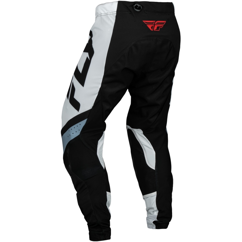 Παντελόνι motocross FLY Racing Lite μαύρο-λευκό-γκρι