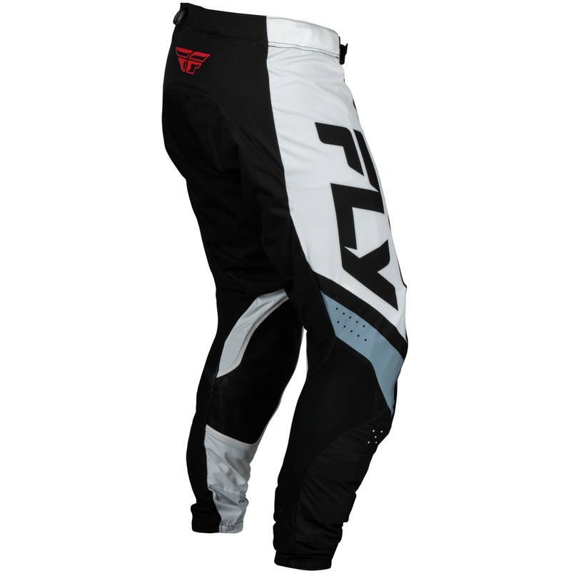 Παντελόνι motocross FLY Racing Lite μαύρο-λευκό-γκρι