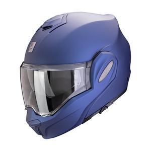 Αναδιπλούμενο κράνος Scorpion EXO-TECH EVO PRO SOLID ματ μεταλλικό μπλε