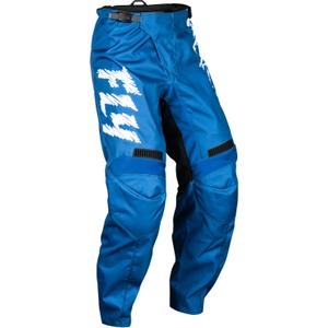 Παιδικό παντελόνι motocross FLY Racing F-16 2024 μπλε και λευκό