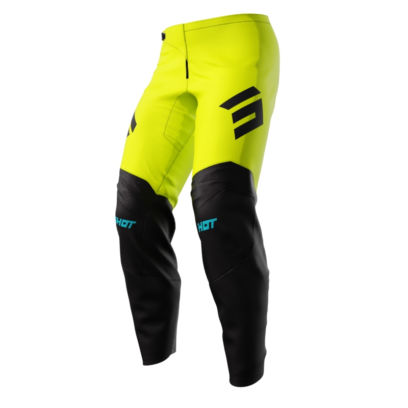 Παιδικό παντελόνι motocross Shot Iron fluo κίτρινο προσφορά