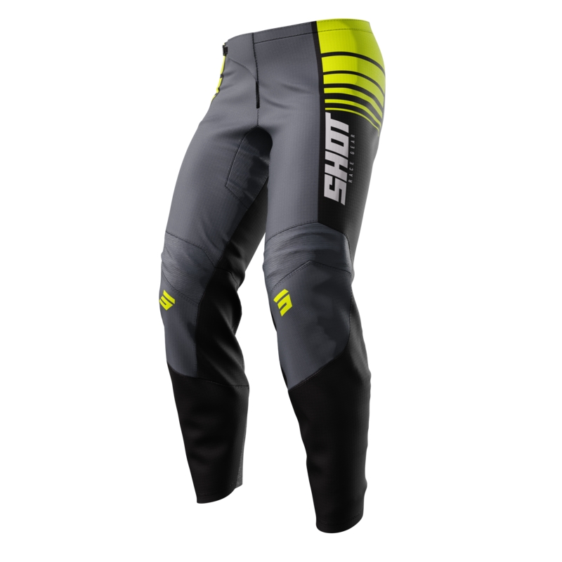 Παιδικό παντελόνι motocross Shot Peak fluo κίτρινο προσφορά