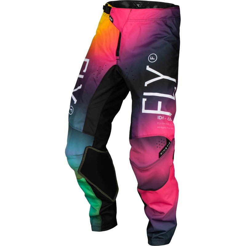 Παιδικό παντελόνι motocross FLY Racing Kinetic Prodigy ροζ-μπλε-φλουορ κίτρινο σε προσφορά