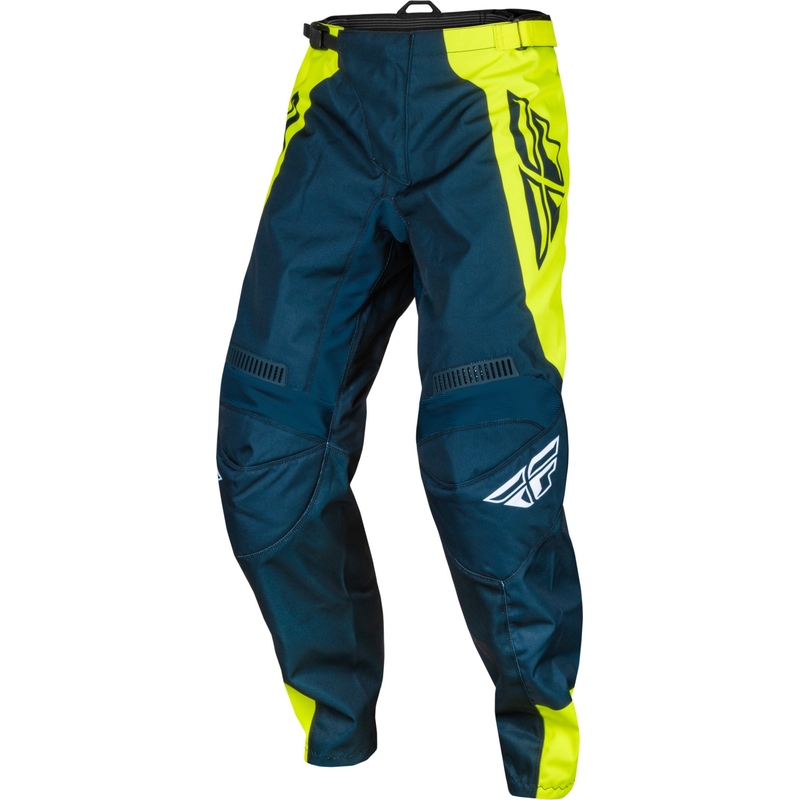 Παντελόνι Motocross FLY Racing F-16 2024 μπλε-fluo κίτρινο-λευκό