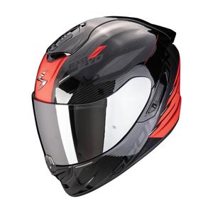 Ακέραιο κράνος μοτοσικλέτας Scorpion EXO-1400 EVO II AIR LUMA μαύρο-κόκκινο