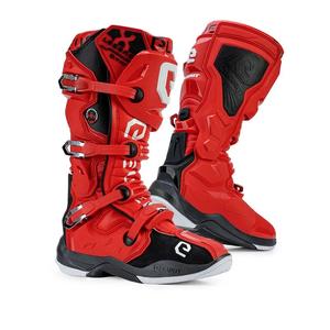 Eleveit X-Legend μπότες μοτοσικλέτας κόκκινες