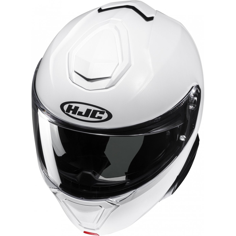 HJC i91 Solid pearl white flip-up κράνος μοτοσικλέτας