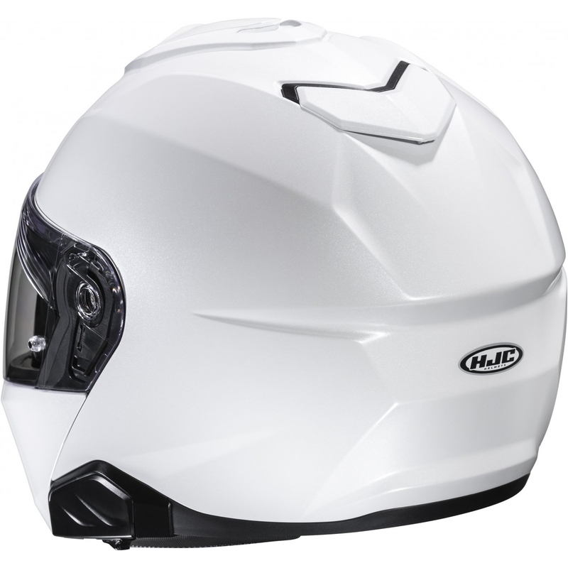 HJC i91 Solid pearl white flip-up κράνος μοτοσικλέτας