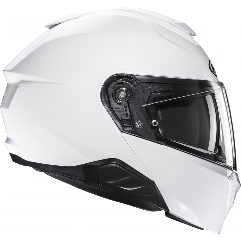 HJC i91 Solid pearl white flip-up κράνος μοτοσικλέτας