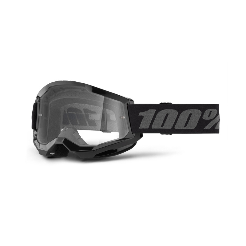 Γυαλιά Motocross 100% STRATA 2 Νέα μαύρα (διαφανές plexi)