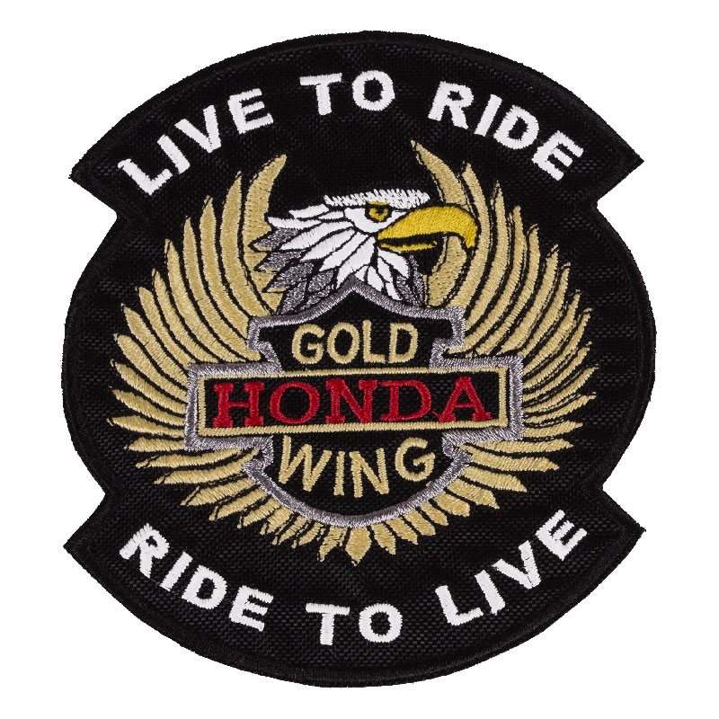 Patch Live to Ride Gold Wing - μικρότερο