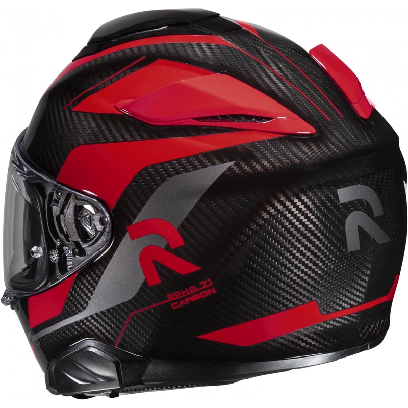 HJC RPHA 71 Carbon Hamil MC1 Μαύρο-κόκκινο ολοκληρωμένο κράνος μοτοσικλέτας