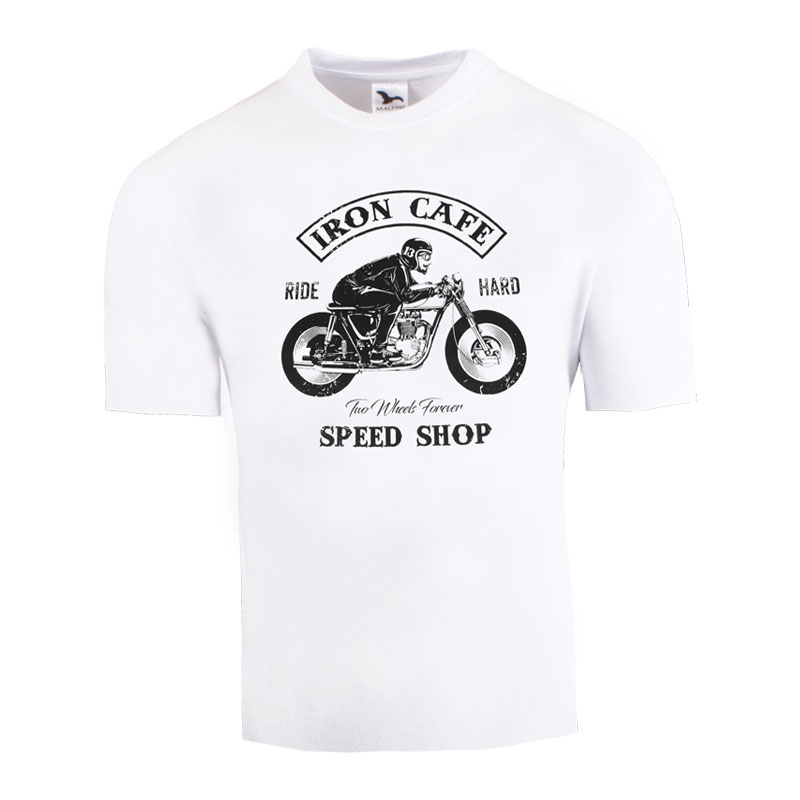 T-shirt RSA Iron Cafe II λευκό