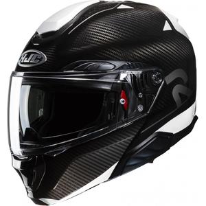 Πτυσσόμενο κράνος μοτοσικλέτας HJC RPHA 91 CARBON Noela MC5 μαύρο και λευκό