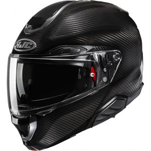HJC RPHA 91 CARBON μαύρο flip-up κράνος μοτοσικλέτας