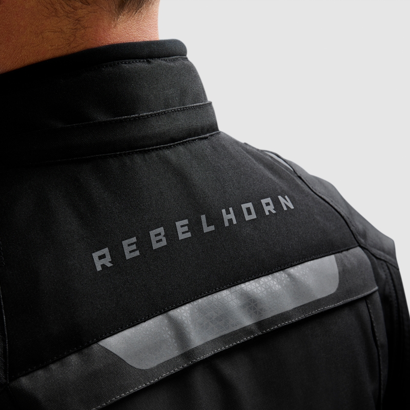 Rebelhorn Cubby V Μαύρο μπουφάν μοτοσικλέτας