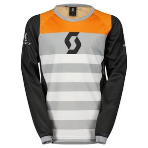 Παιδική φανέλα motocross Scott EVO RACE μαύρο-πορτοκαλί