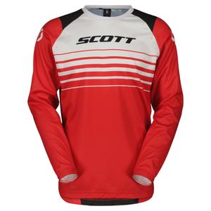 Motocross φανέλα Scott EVO SWAP κόκκινο-μαύρο