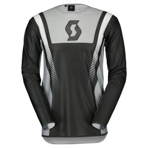 Motocross φανέλα Scott PODIUM PRO μαύρο-γκρι
