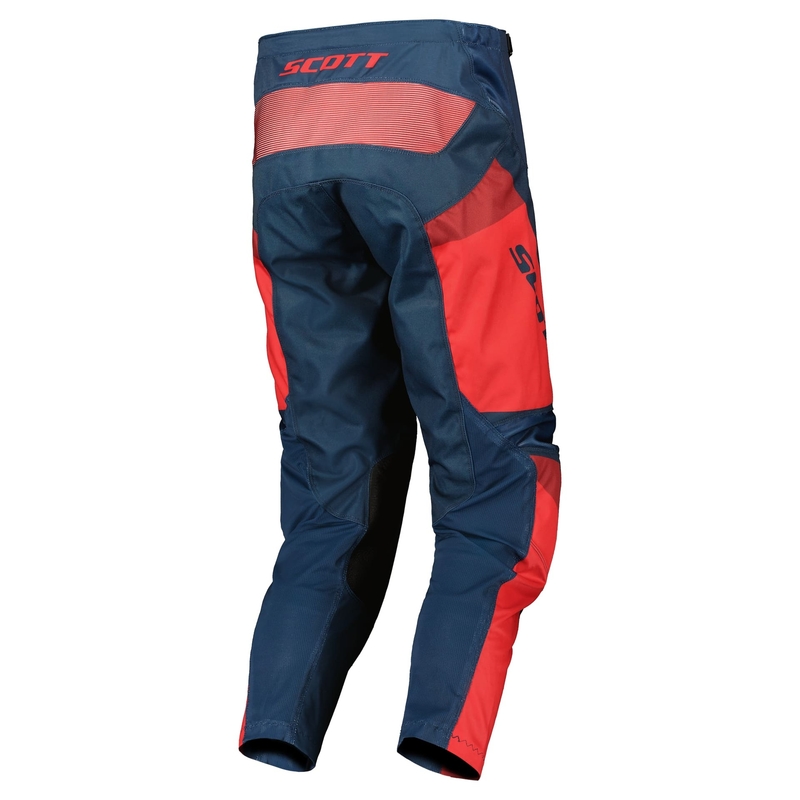 Scott EVO TRACK Παντελόνι Motocross μπλε-νεοκόκκινο