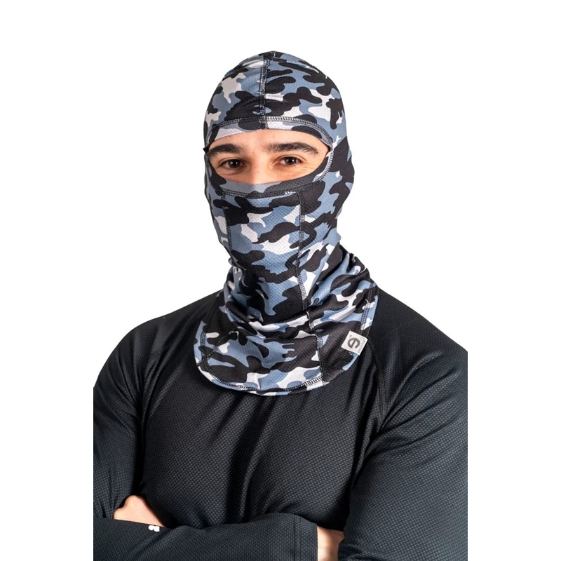 Κουκούλα μοτοσικλέτας nanosilver® γκρι καμουφλάζ