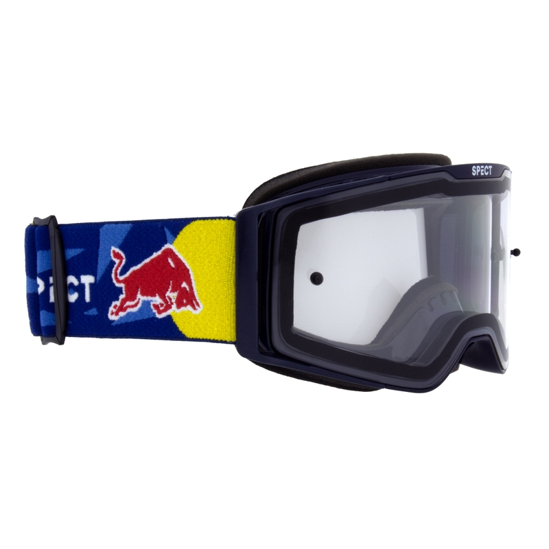 Γυαλιά motocross Red Bull Spect TORP μπλε με διαφανή φακό