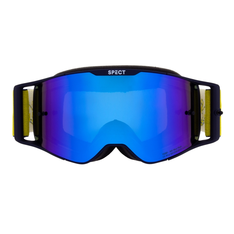 Γυαλιά motocross Red Bull Spect TORP μπλε με μπλε φακό