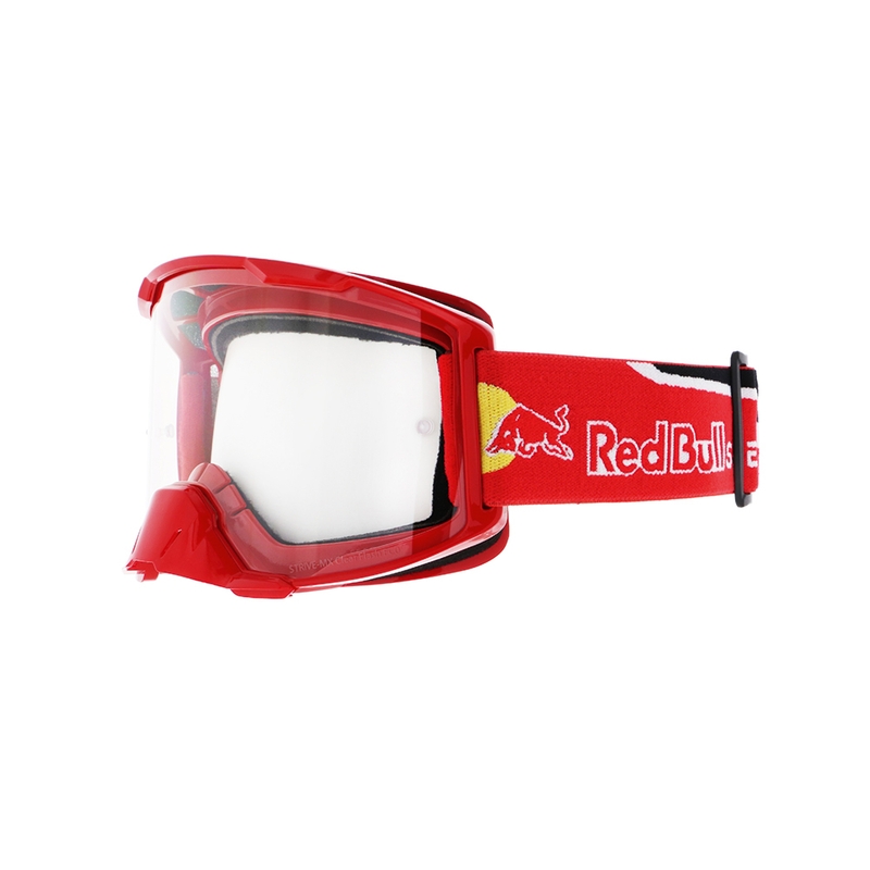 Γυαλιά μοτοκρός Red Bull Spect STRIVE S κόκκινο με διαφανή φακό