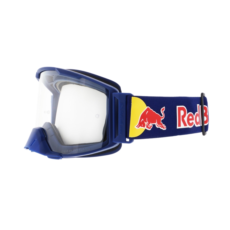 Γυαλιά μοτοκρός Red Bull Spect STRIVE S σκούρο μπλε με διαφανή φακό