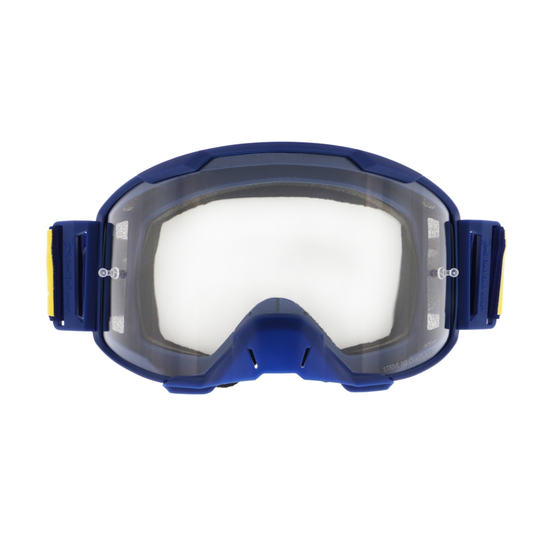 Γυαλιά μοτοκρός Red Bull Spect STRIVE S σκούρο μπλε με διαφανή φακό