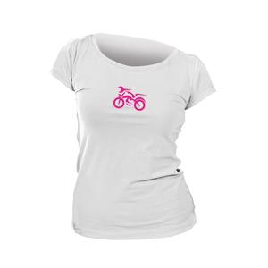 Γυναικείο T-shirt nanosilver® MOTOLADY λευκό