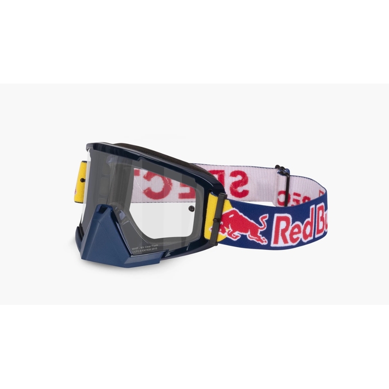 Γυαλιά μοτοκρός Red Bull Spect WHIP σκούρο μπλε με διαφανή φακό