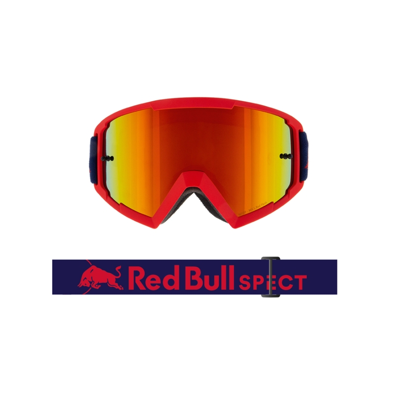 Γυαλιά motocross Red Bull Spect WHIP κόκκινο με πορτοκαλί φακό