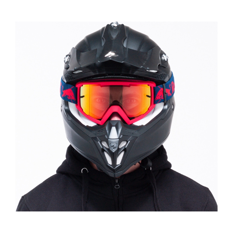 Γυαλιά motocross Red Bull Spect WHIP κόκκινο με πορτοκαλί φακό