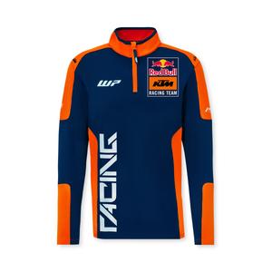 KTM Replica ομάδα μισό φερμουάρ πουλόβερ μπλε και πορτοκαλί προσφορά