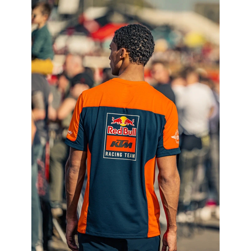 T-shirt KTM Replica Team μπλε-πορτοκαλί