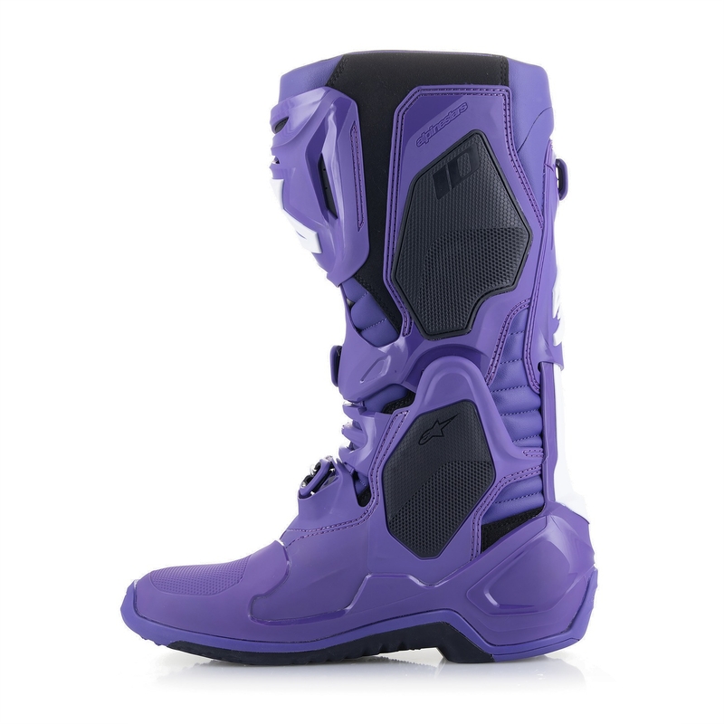 Μπότες μοτοσικλέτας Alpinestars Tech 10 μωβ-μαύρο-λευκό