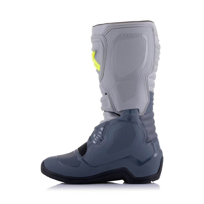 Alpinestars Tech 3 light grey-black-fluo yellow μπότες μοτοσικλέτας