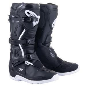 Alpinestars Tech 3 Enduro Waterproof 2024 Μαύρο και Λευκό Μπότες Μοτοσικλέτας
