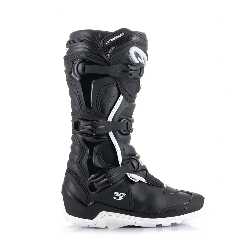 Αδιάβροχες μπότες μοτοσικλέτας Alpinestars Tech 3 Enduro, μαύρες-λευκές