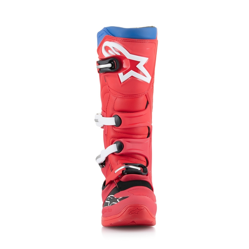 Μπότες μοτοσικλέτας Alpinestars Tech 5 κόκκινο-μπλε-άσπρο-μαύρο