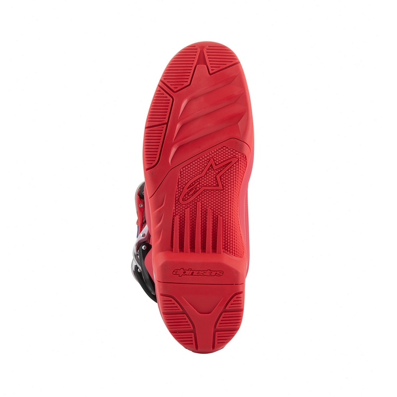 Μπότες μοτοσικλέτας Alpinestars Tech 5 κόκκινο-μπλε-άσπρο-μαύρο