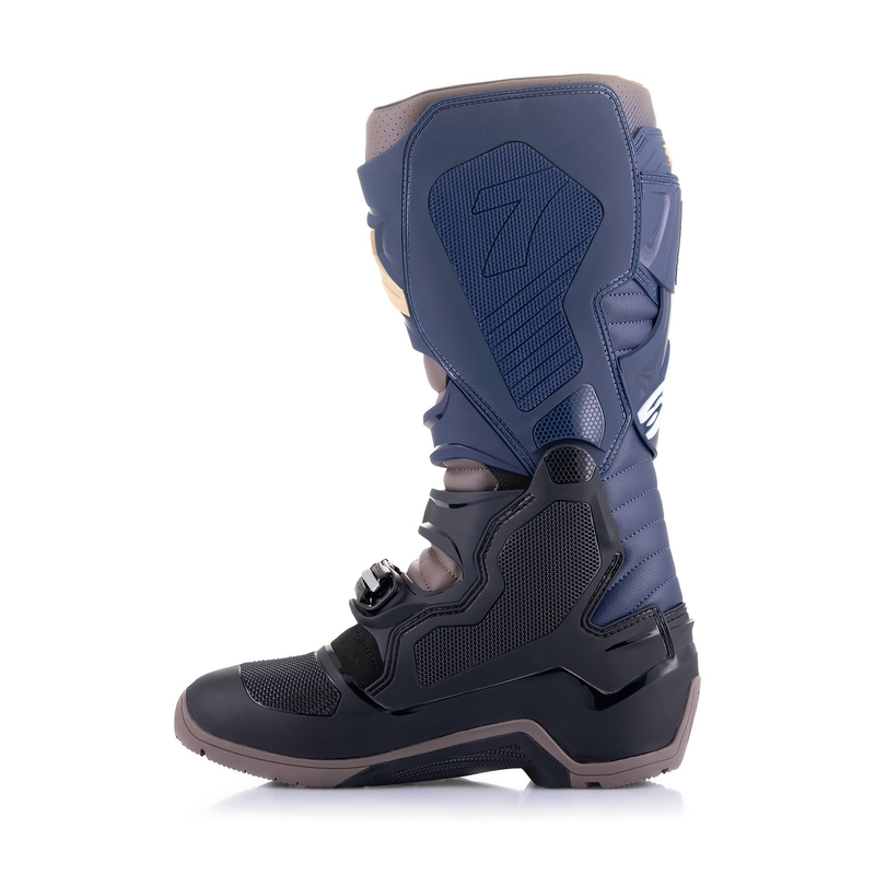 Alpinestars Tech 7 Enduro Drystar 2024 Μπότες μοτοσικλέτας μπλε-γκρι-πορτοκαλί-μαύρες